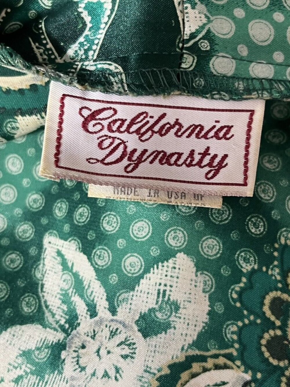 Vintage California Dynasty Lingerie Dressing Gown Peignoir Robe Women's L - Picture 12 of 14